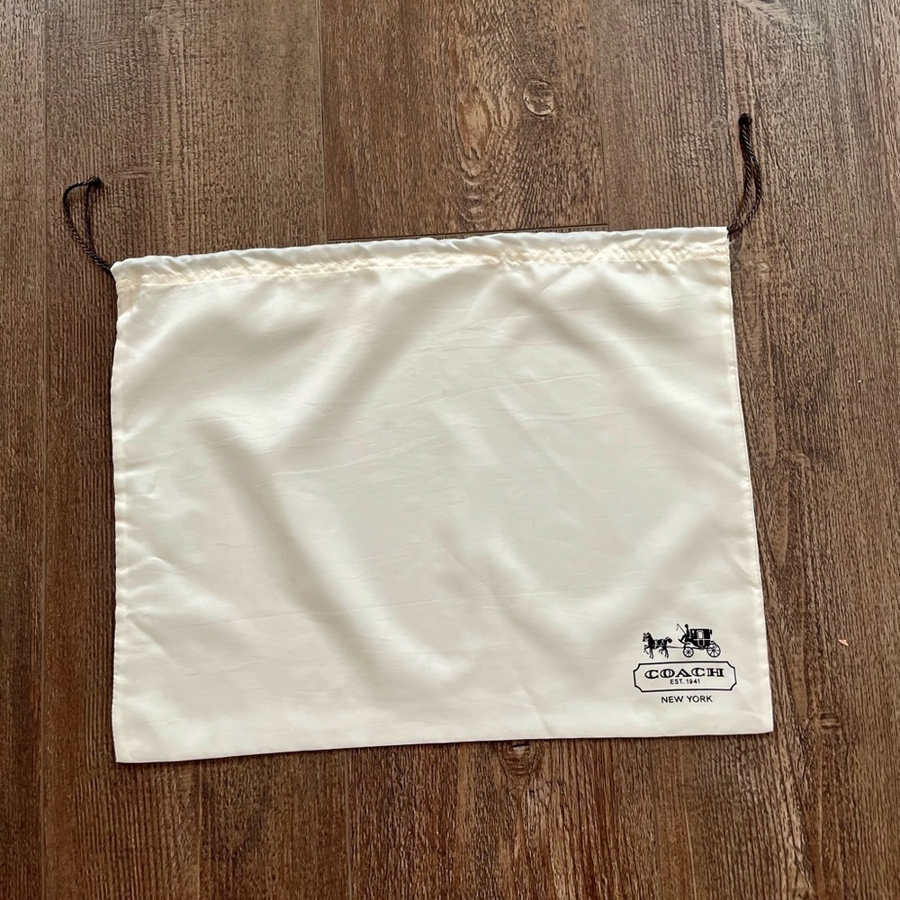 Coach Ivory Storage Pouch 15/19 inches